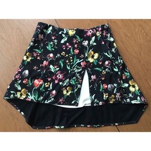 3.1 Phillip Lim Floral Print Silk Mini Skirt